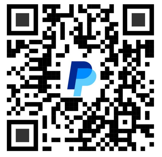 PayPal QR code for cash contributions